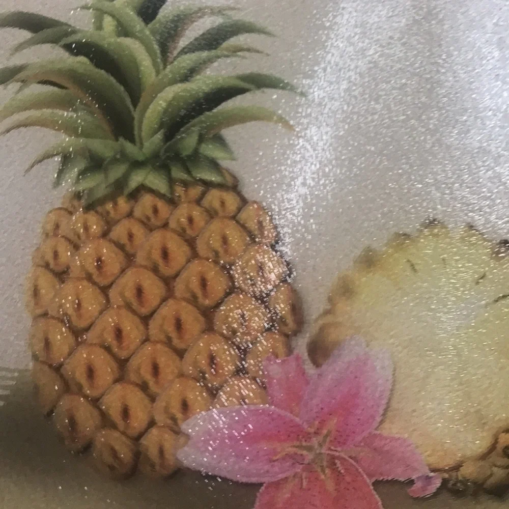 Pineapple Tempered Glass Cutting Board